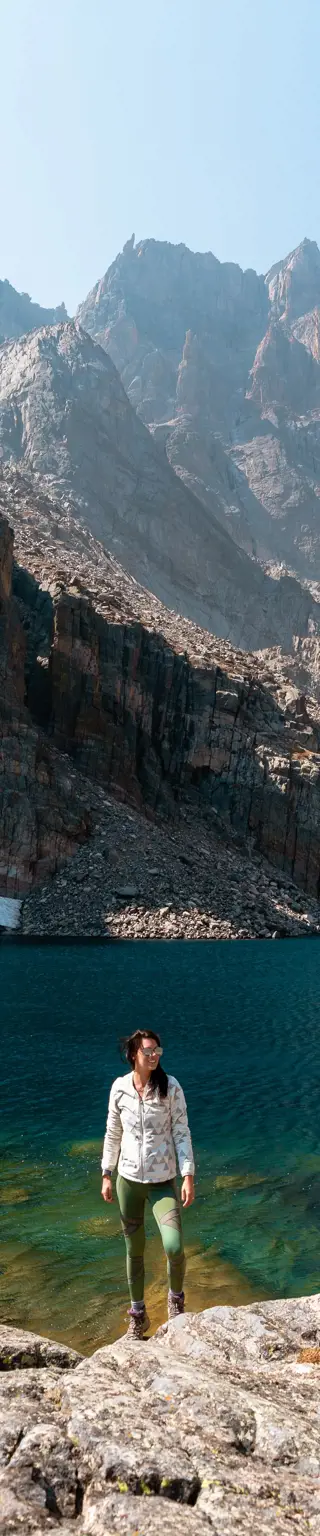 Geniesse herrliche Ausblicke auf die Rocky Mountains